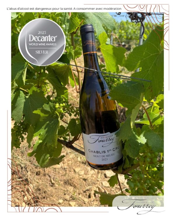 Domaine Fourrey - Chablis 1er Cru Mont de Milieu - Aop Chablis 1er Cru - Blanc - 2022 - 0,75